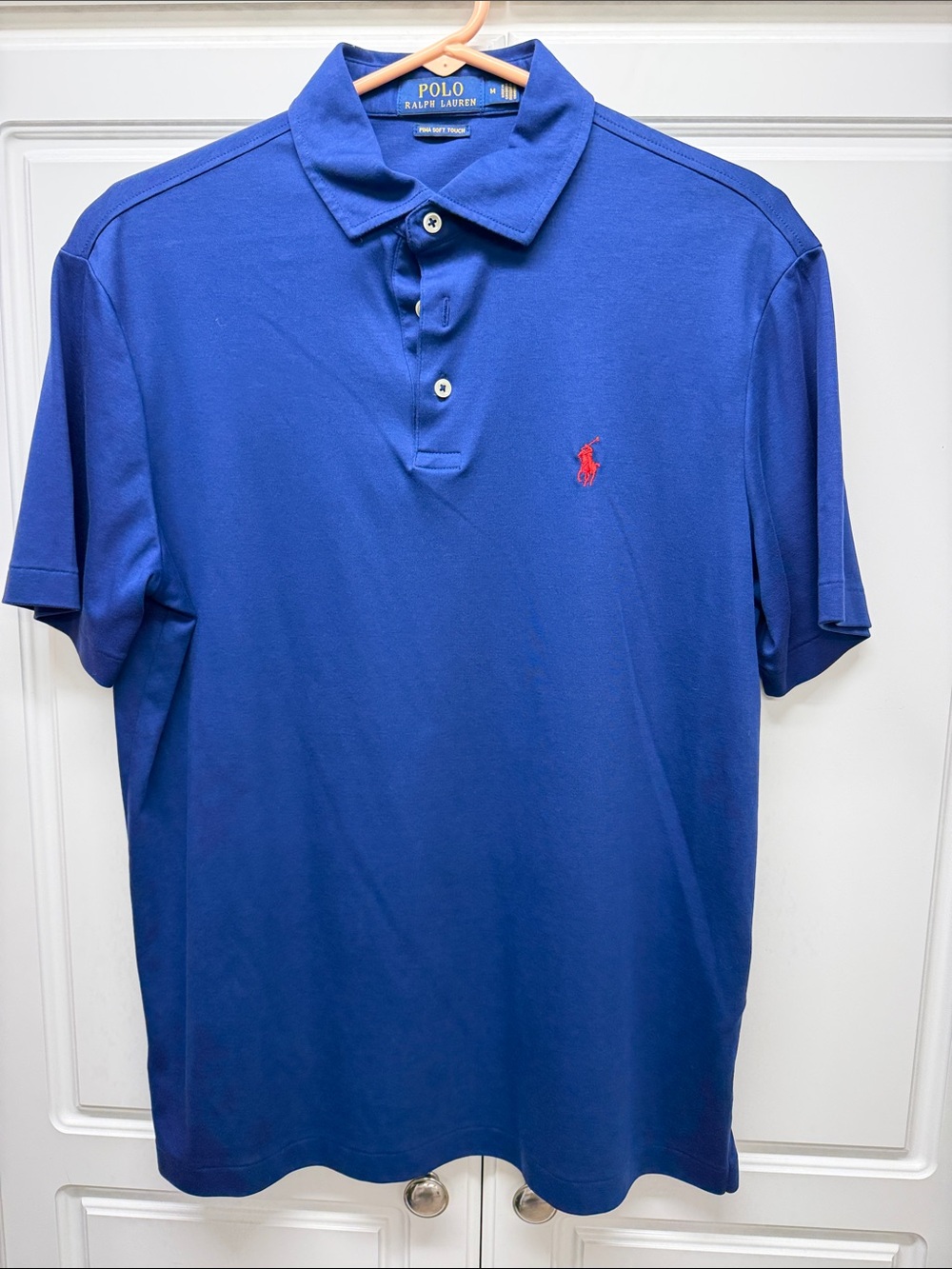 Polo by Ralph Lauren Blue Polo with Red Pony